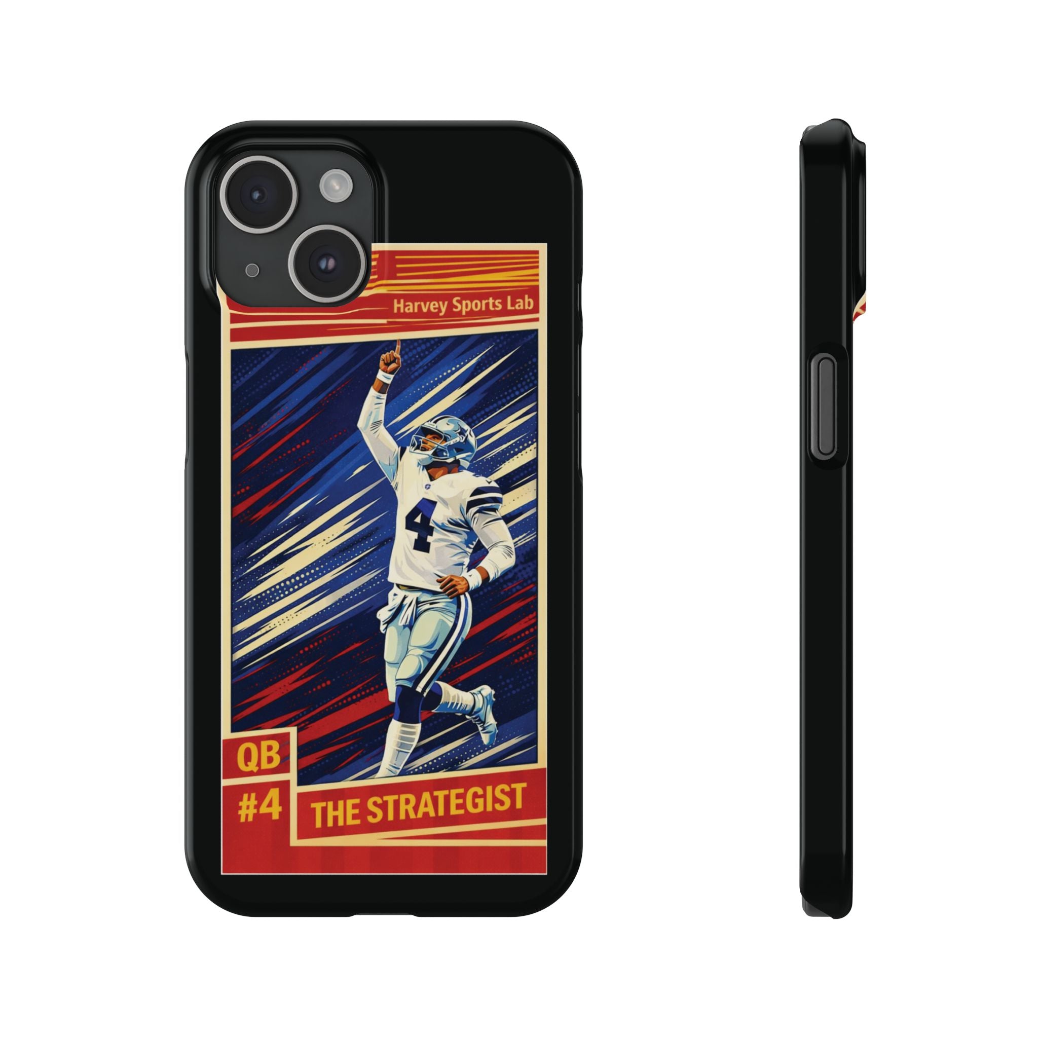 Football QB “The Strategist” Slim Phone Case — Athletic Gamer Fan Gear