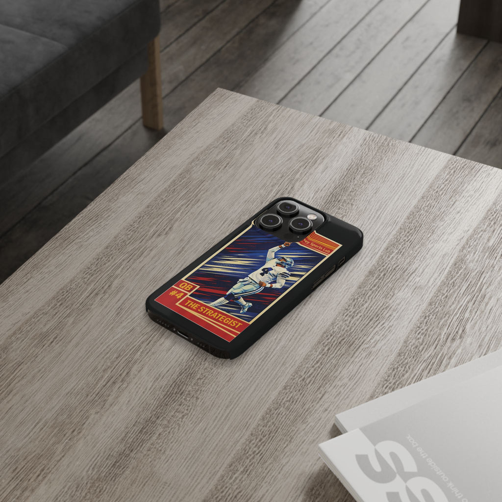 Football QB “The Strategist” Slim Phone Case — Athletic Gamer Fan Gear