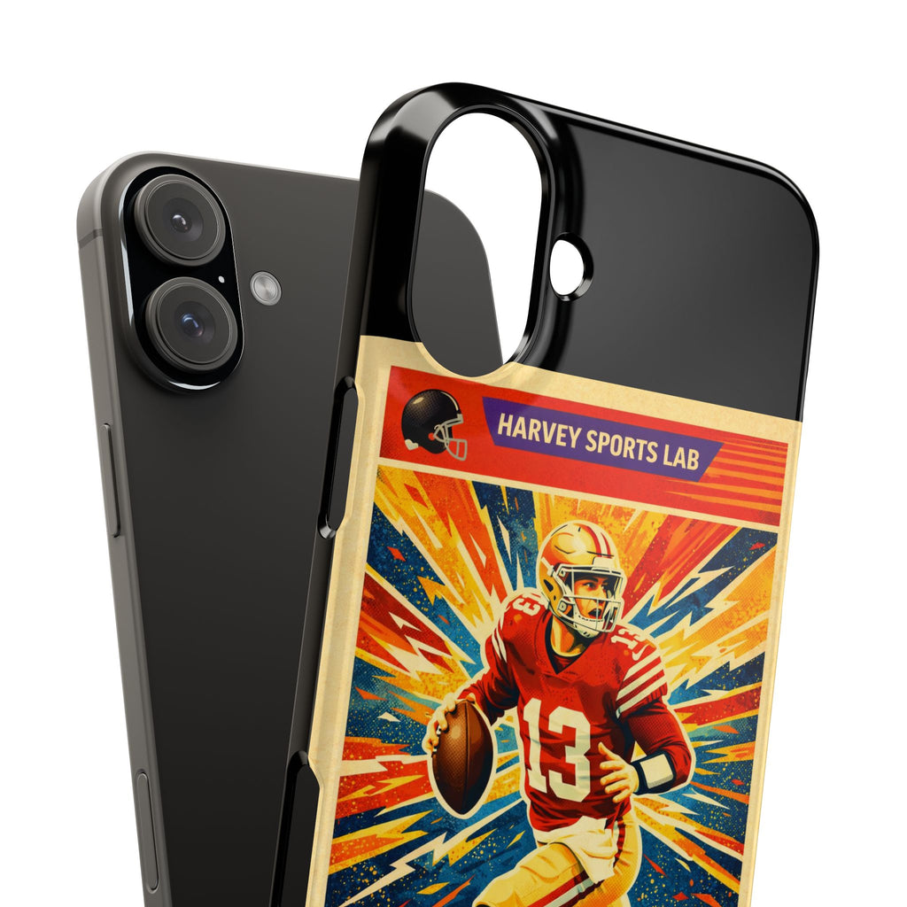 Retro Football QB Phone Case — "The New Kid" Slim Protective Case