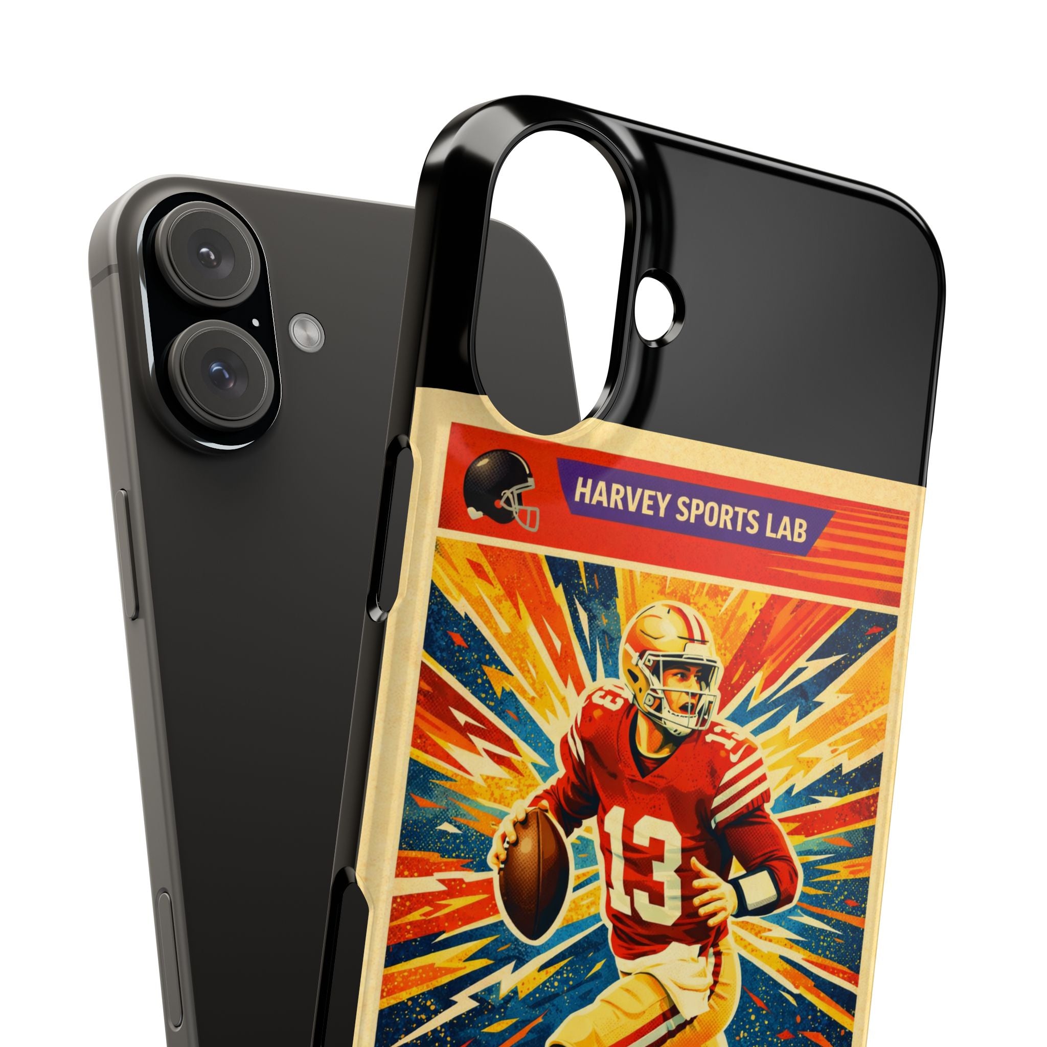 Retro Football QB Phone Case — "The New Kid" Slim Protective Case