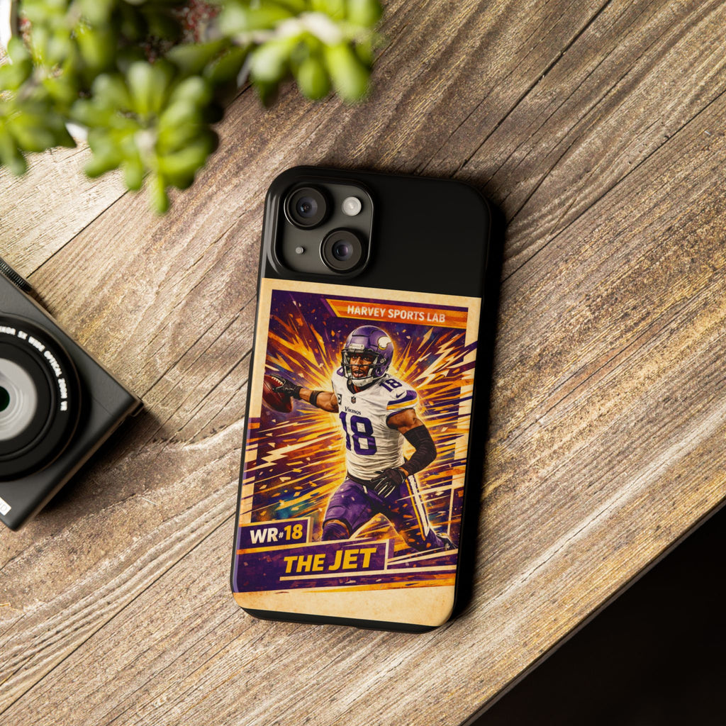 Slim Phone Case — "The Jet" Football Player Graphic