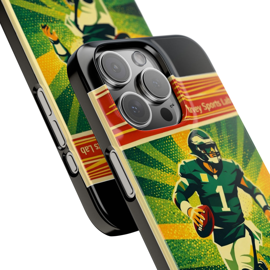 Slim Phone Case — Vintage Football QB "The General" Design