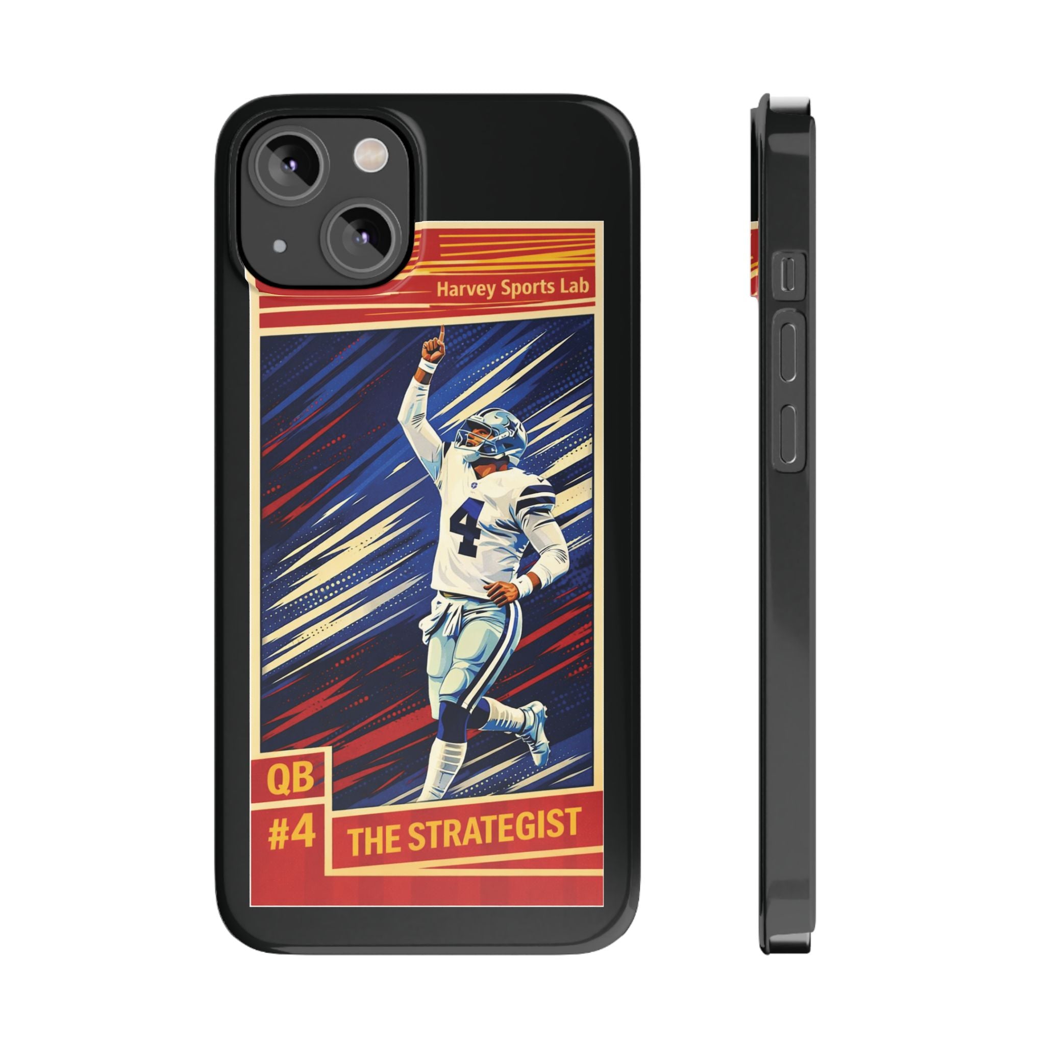 Football QB “The Strategist” Slim Phone Case — Athletic Gamer Fan Gear