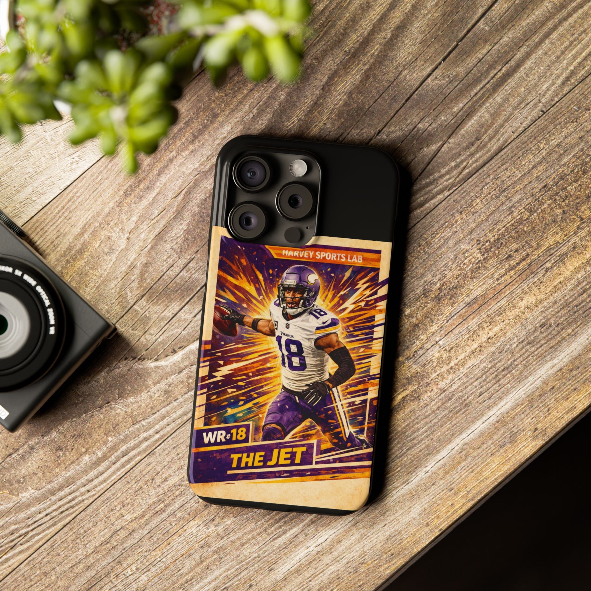 Slim Phone Case — "The Jet" Football Player Graphic