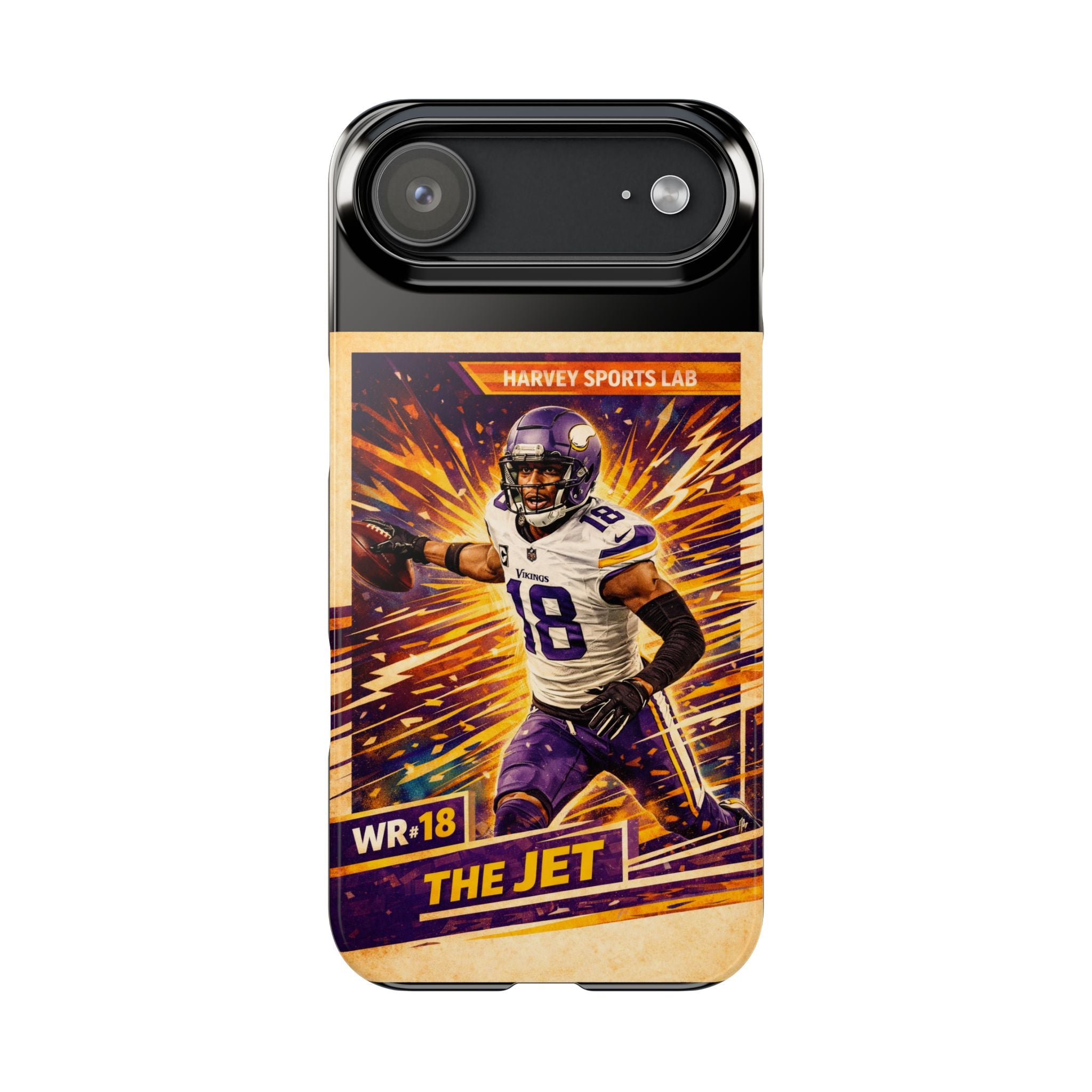 Slim Phone Case — "The Jet" Football Player Graphic