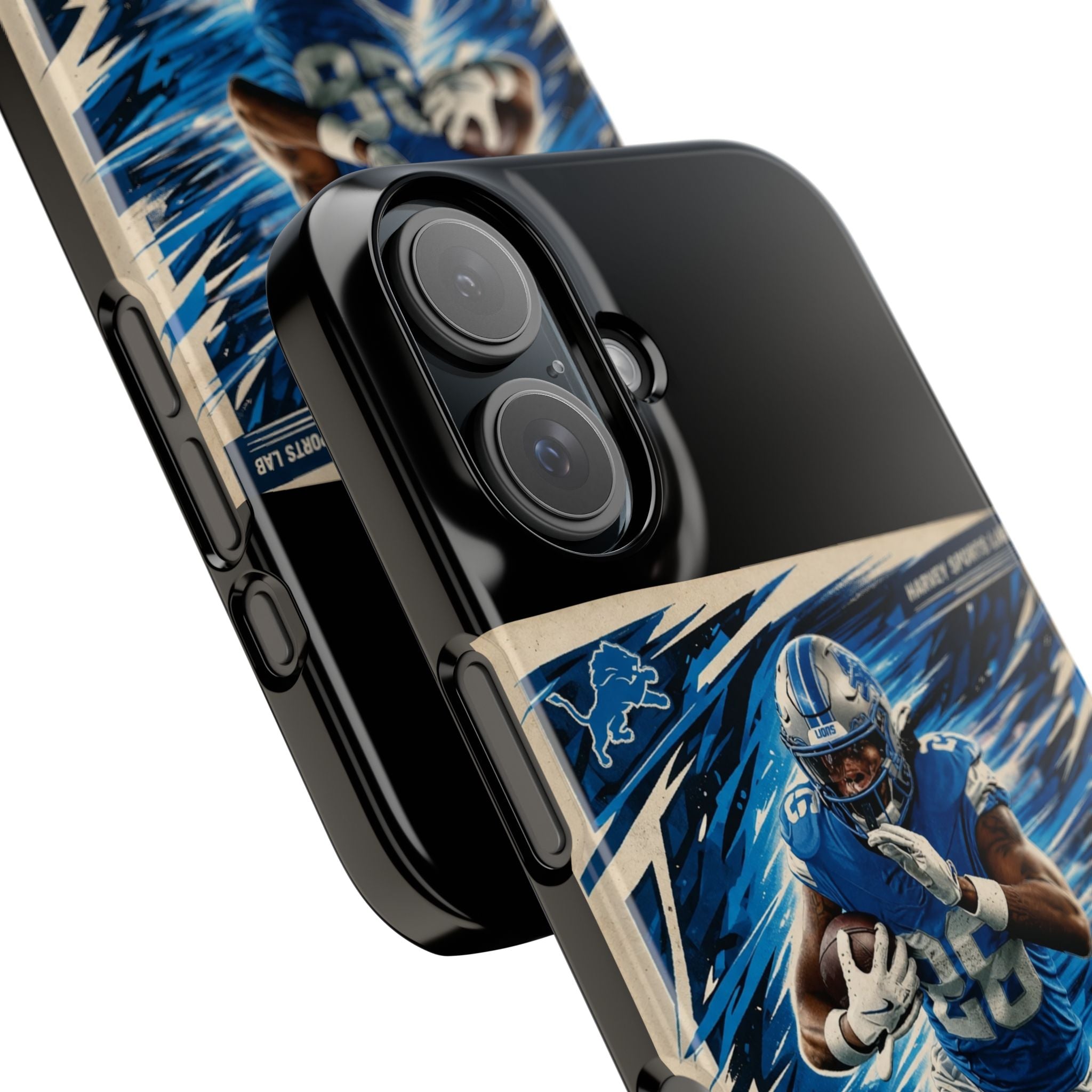Football Player 'The Blur' Slim Phone Case — Dynamic Sports Action Design