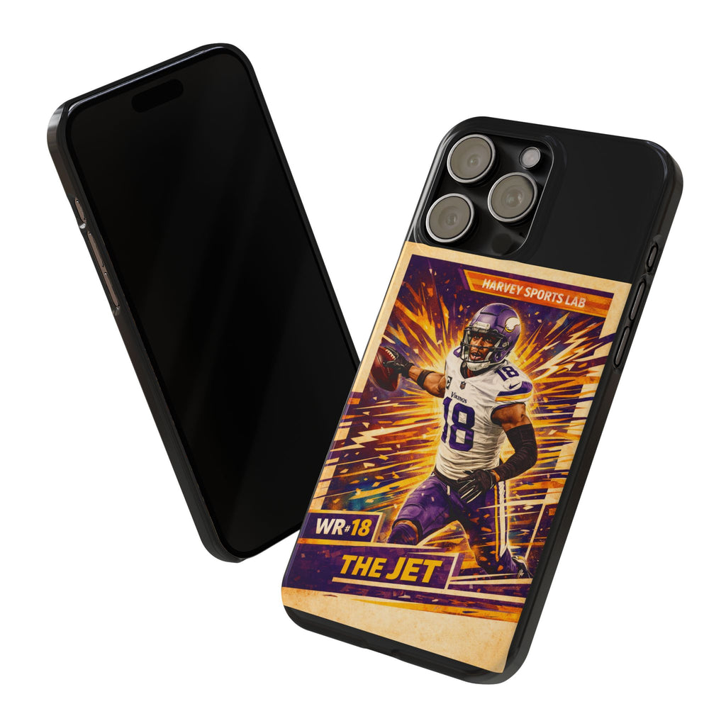 Slim Phone Case — "The Jet" Football Player Graphic