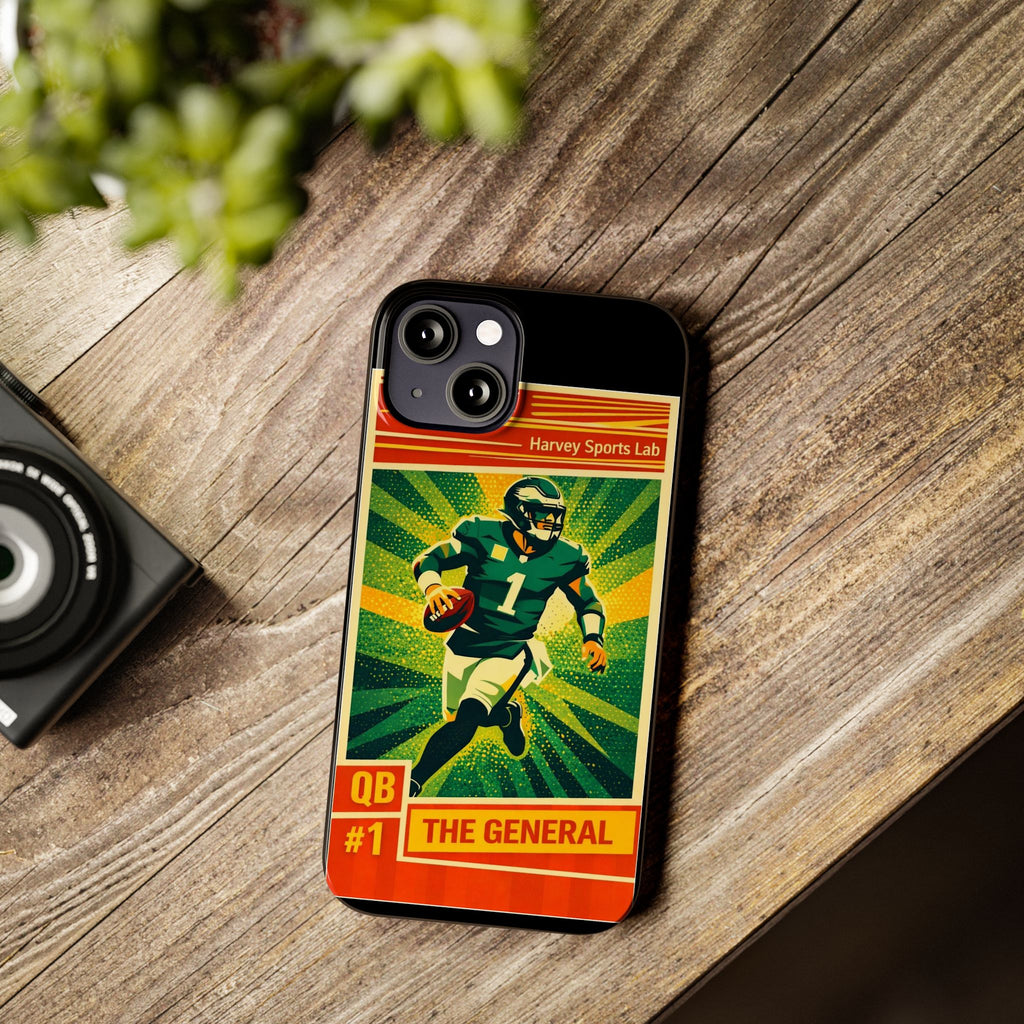 Slim Phone Case — Vintage Football QB "The General" Design