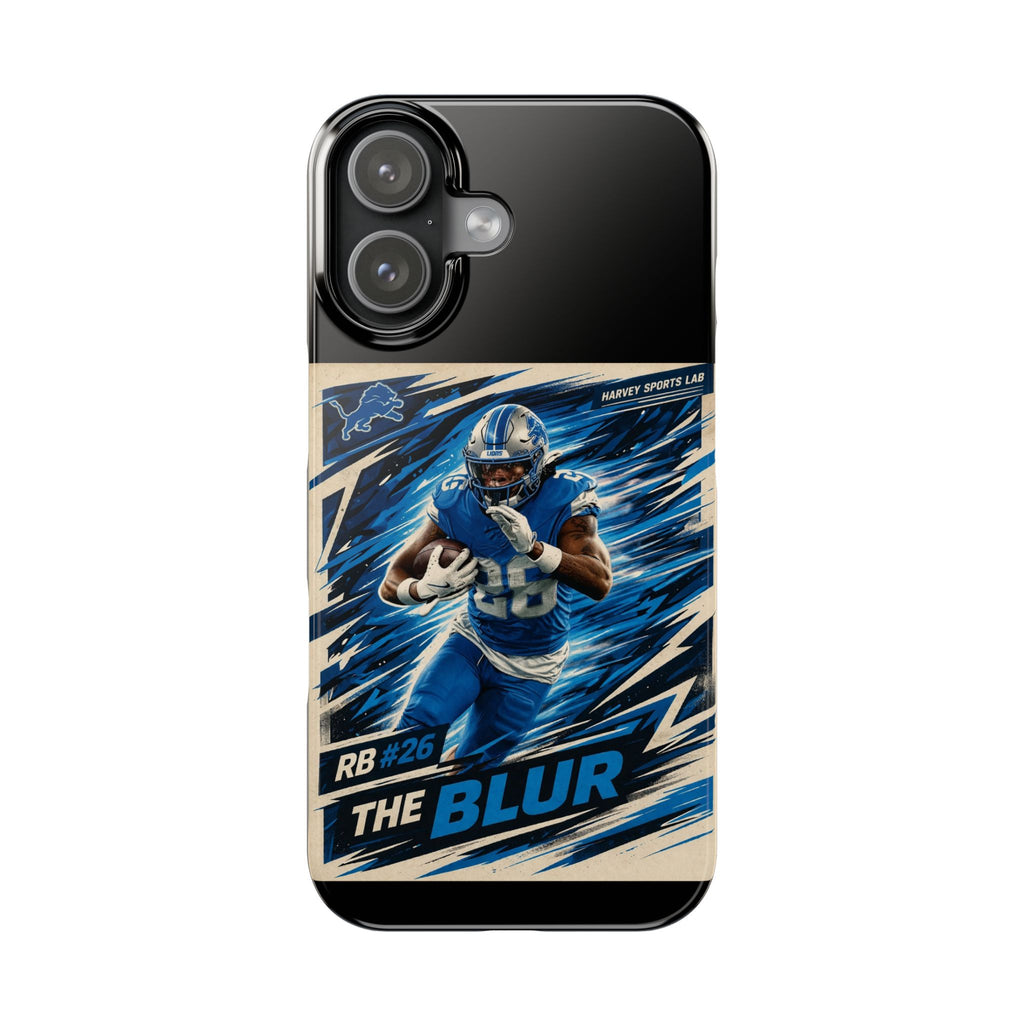 Football Player 'The Blur' Slim Phone Case — Dynamic Sports Action Design