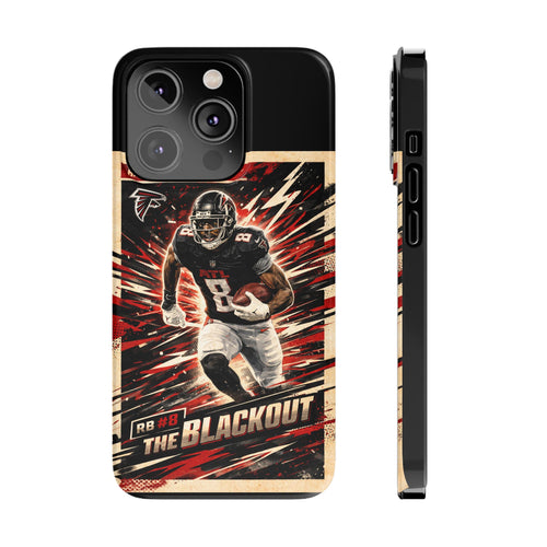 Football Player 'The Blackout' Slim Phone Case — Retro Sports Design