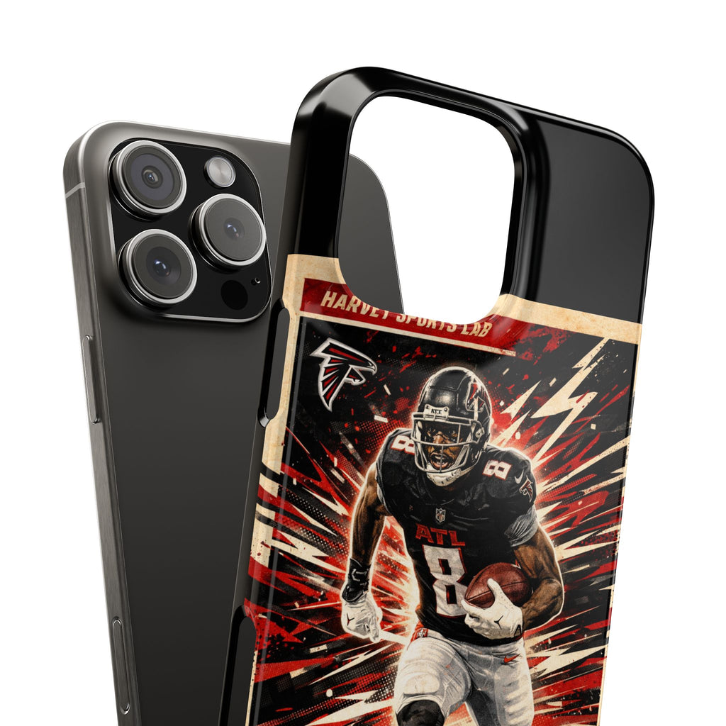 Football Player 'The Blackout' Slim Phone Case — Retro Sports Design