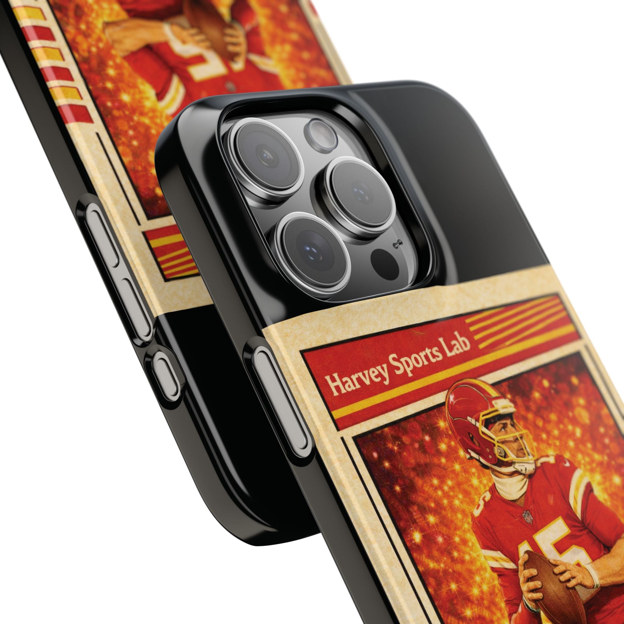 Football Trading Card Slim Phone Case – "The Magician" QB #15 Retro Design