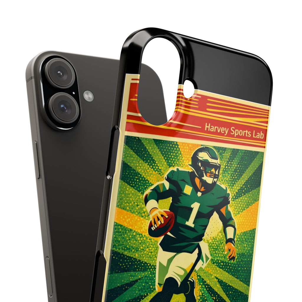 Slim Phone Case — Vintage Football QB "The General" Design