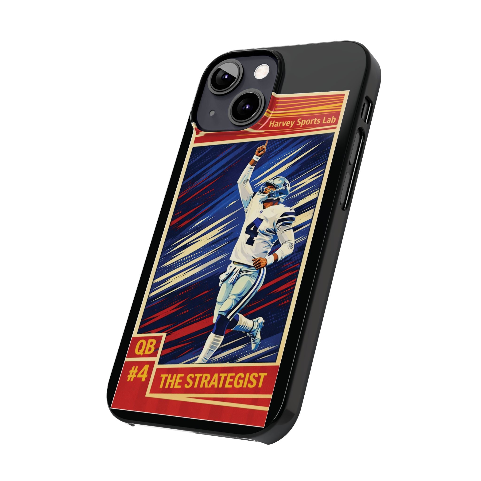 Football QB “The Strategist” Slim Phone Case — Athletic Gamer Fan Gear