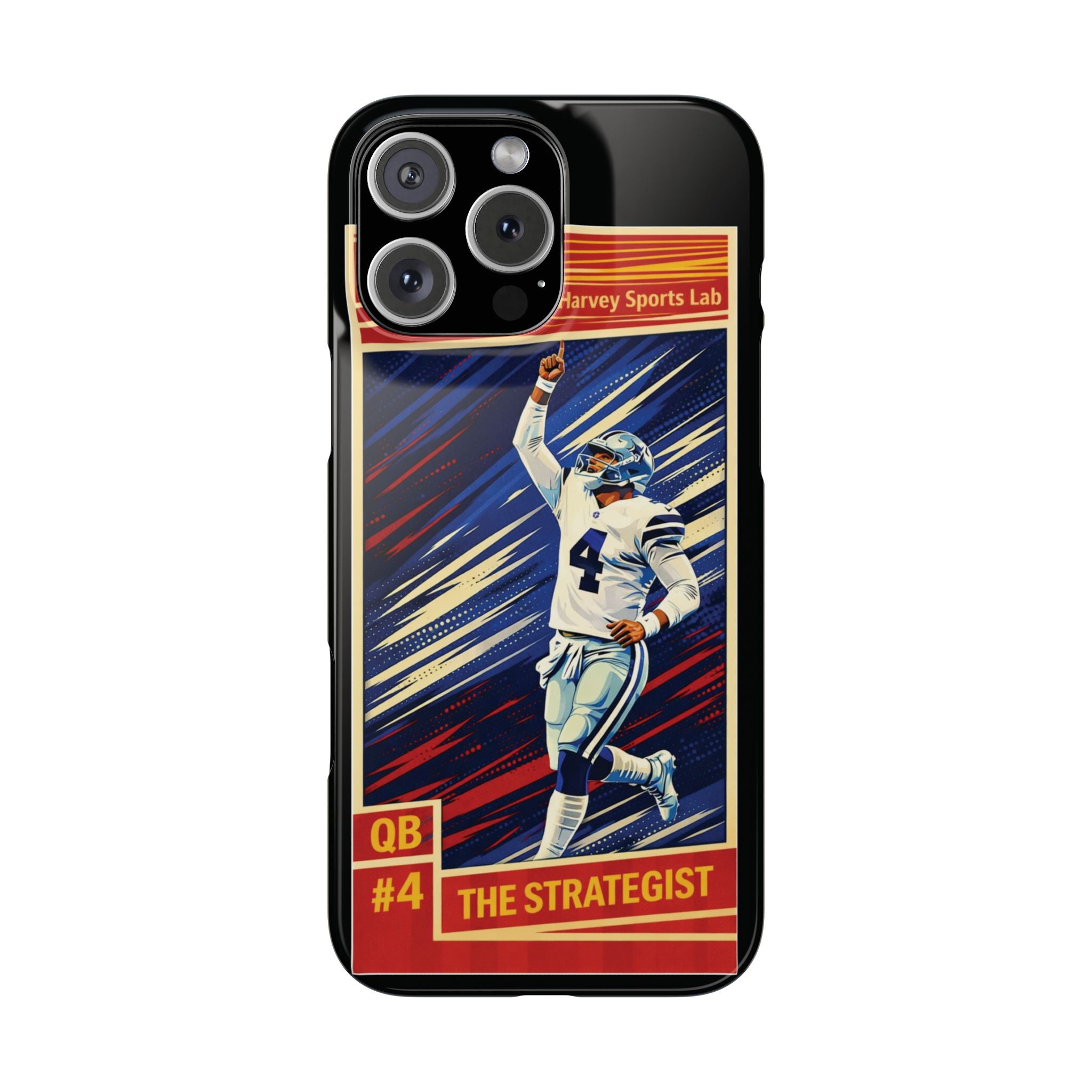 Football QB “The Strategist” Slim Phone Case — Athletic Gamer Fan Gear