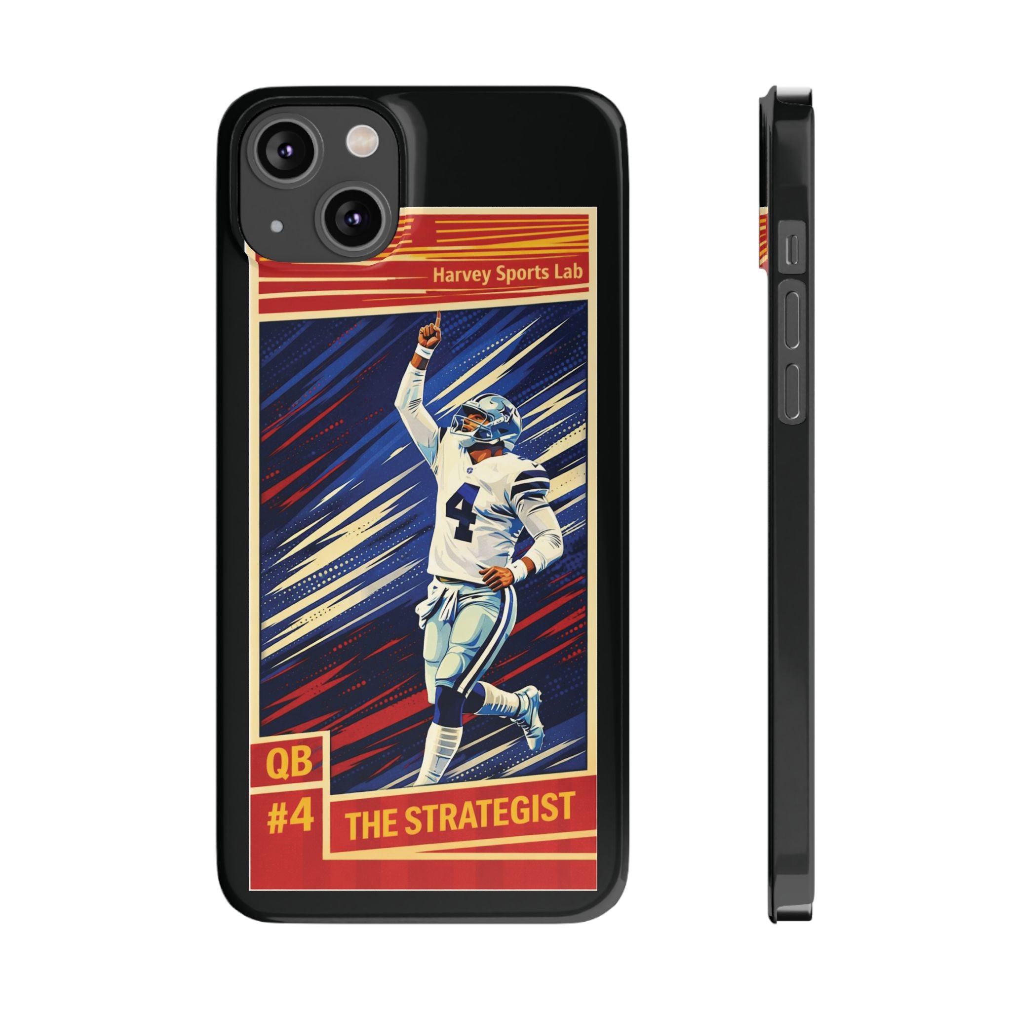 Football QB “The Strategist” Slim Phone Case — Athletic Gamer Fan Gear