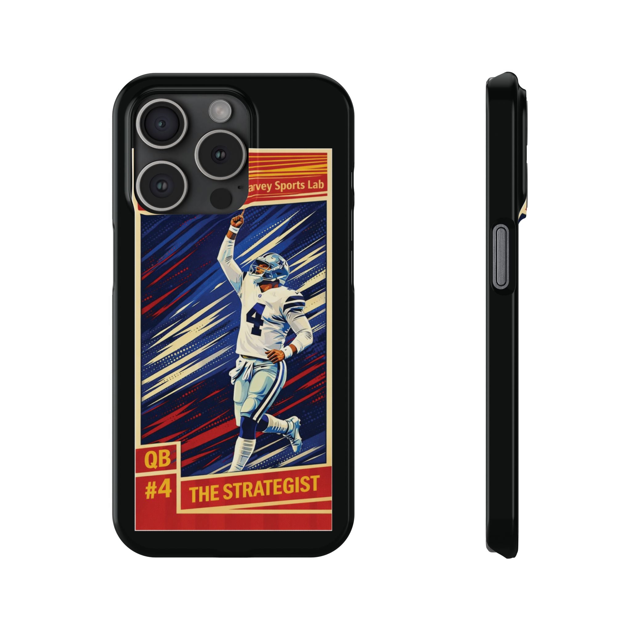 Football QB “The Strategist” Slim Phone Case — Athletic Gamer Fan Gear