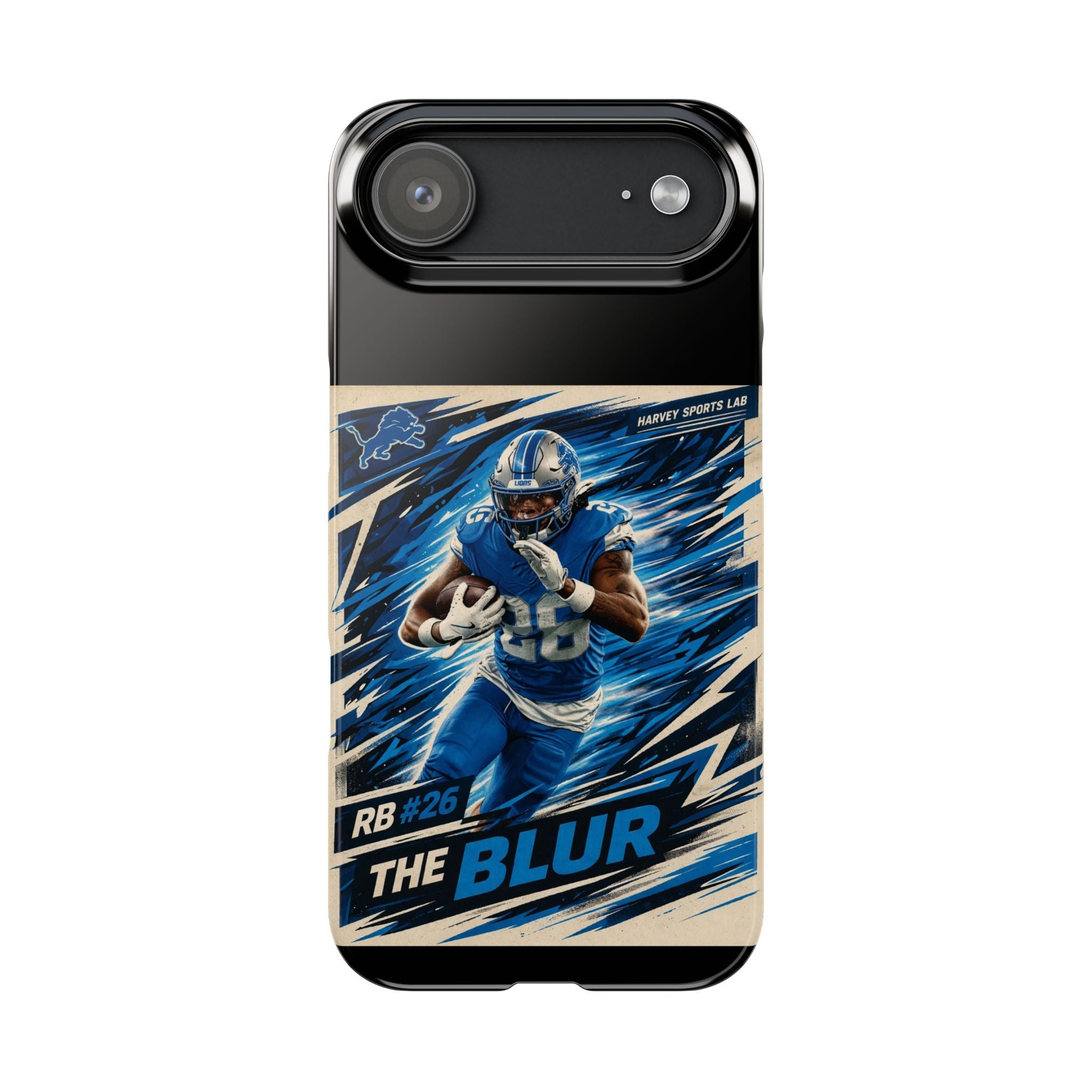 Football Player 'The Blur' Slim Phone Case — Dynamic Sports Action Design