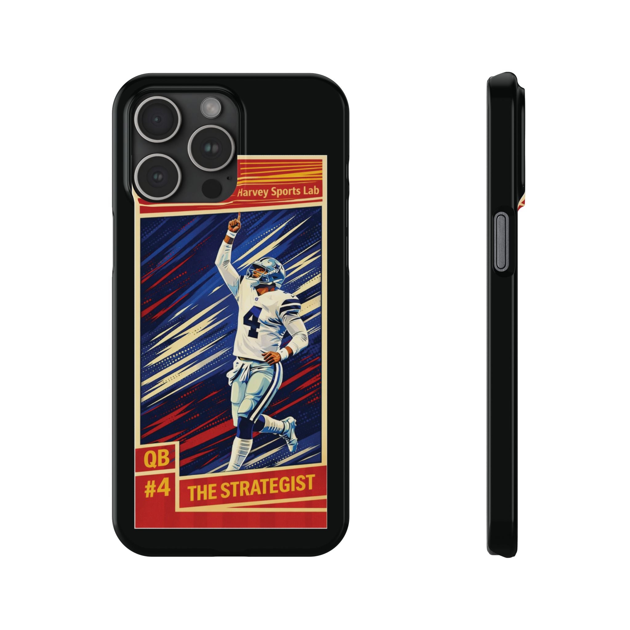 Football QB “The Strategist” Slim Phone Case — Athletic Gamer Fan Gear