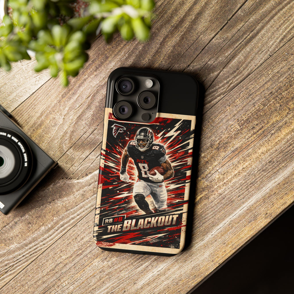 Football Player 'The Blackout' Slim Phone Case — Retro Sports Design