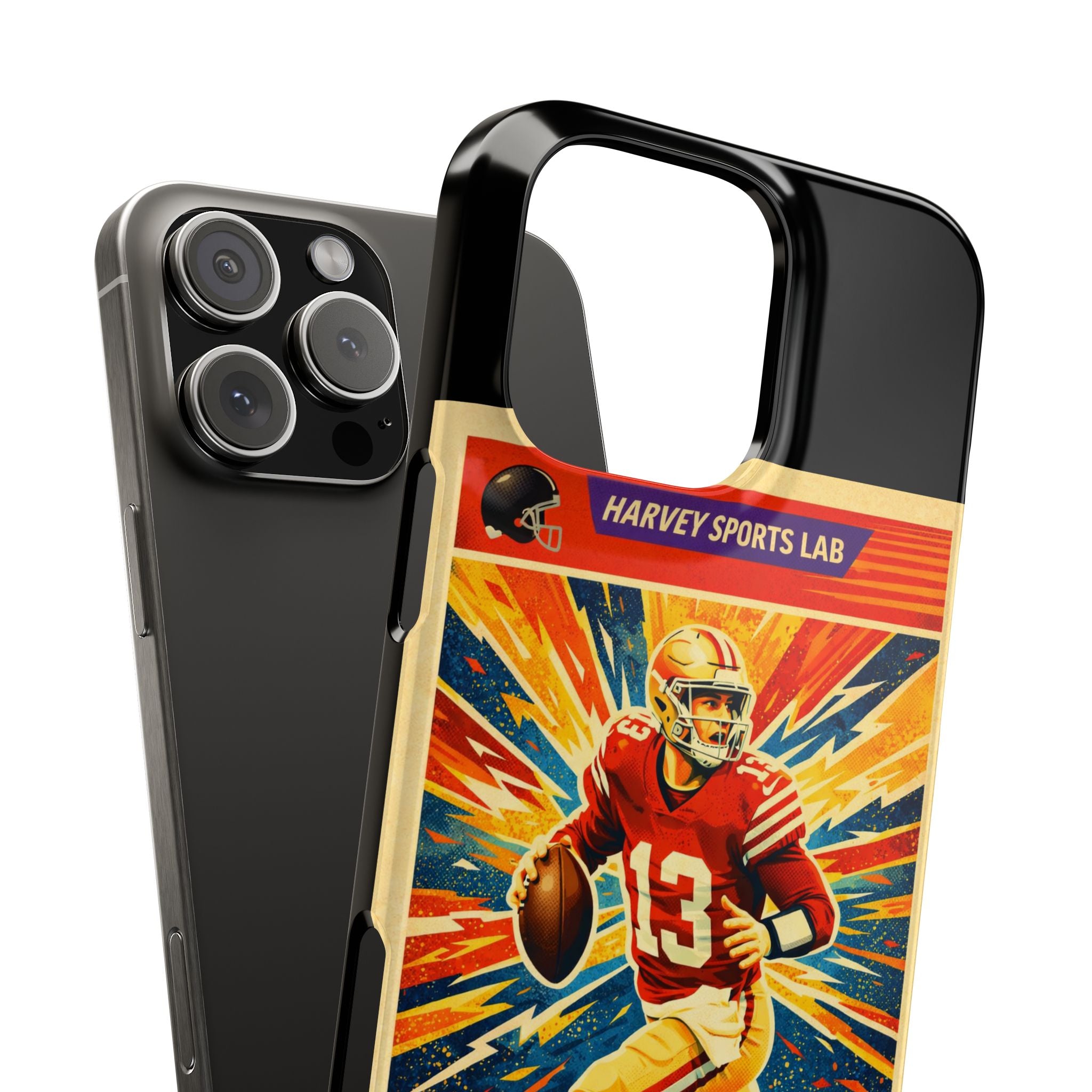 Retro Football QB Phone Case — "The New Kid" Slim Protective Case