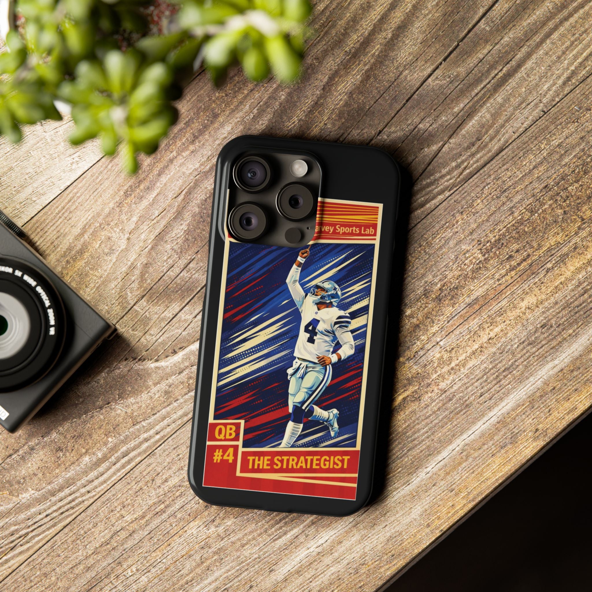 Football QB “The Strategist” Slim Phone Case — Athletic Gamer Fan Gear