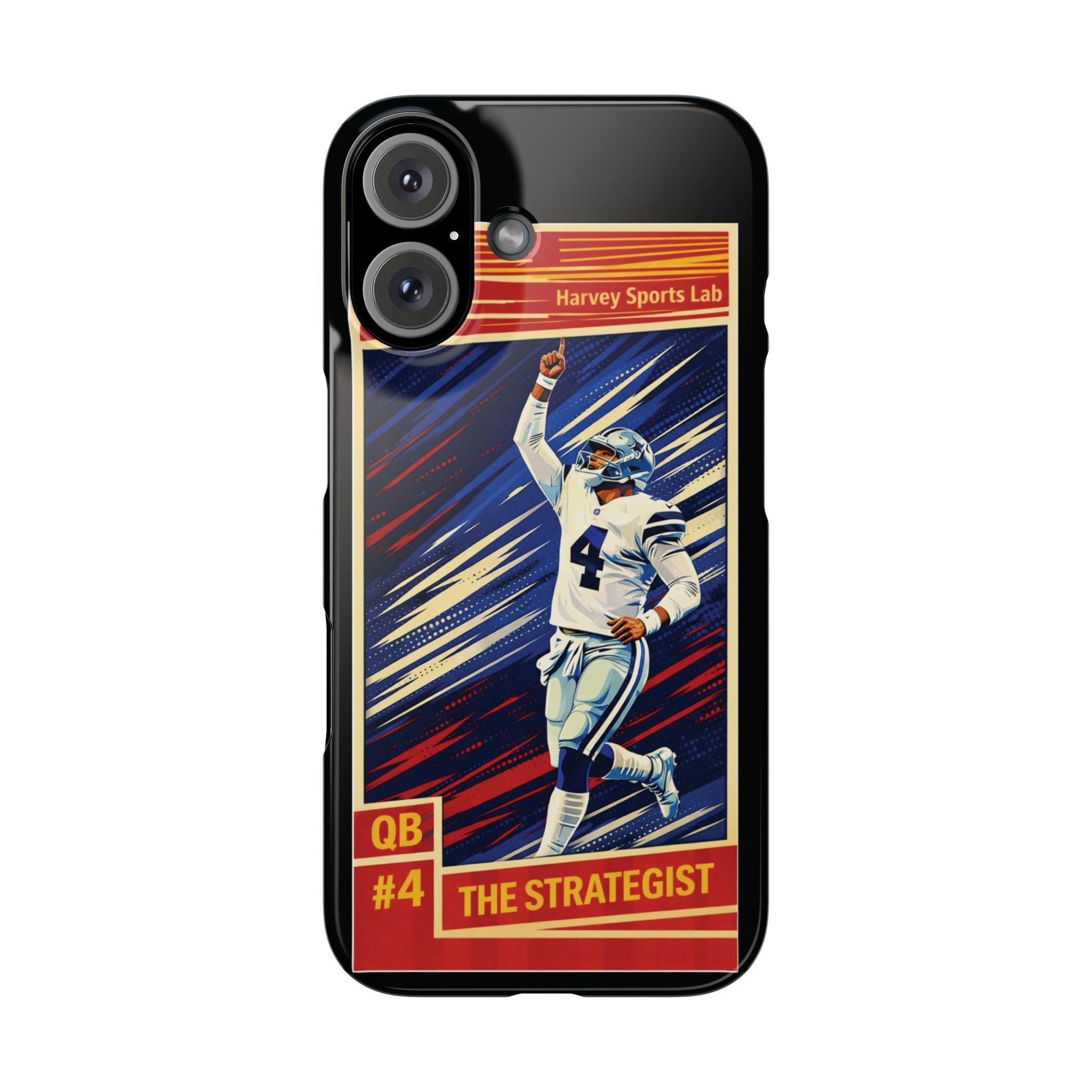 Football QB “The Strategist” Slim Phone Case — Athletic Gamer Fan Gear