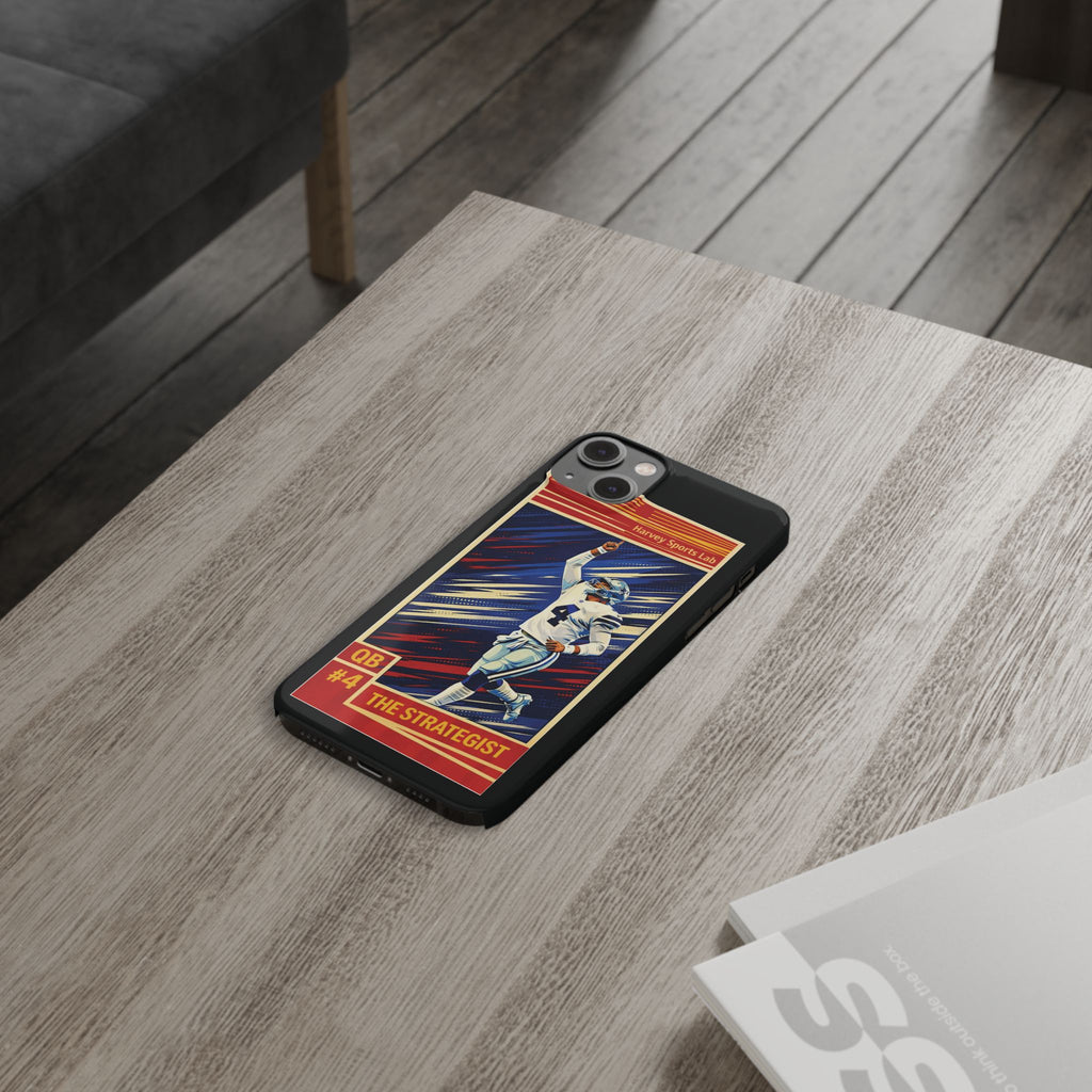 Football QB “The Strategist” Slim Phone Case — Athletic Gamer Fan Gear