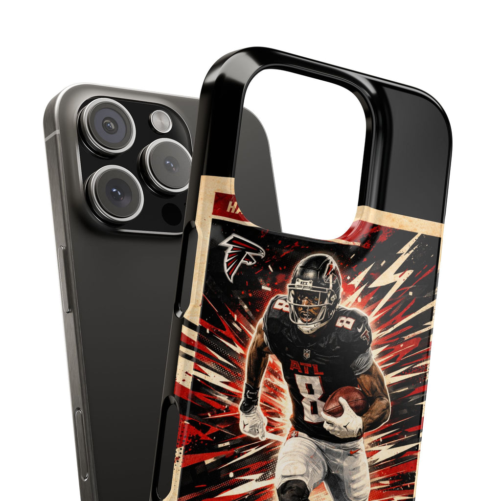 Football Player 'The Blackout' Slim Phone Case — Retro Sports Design